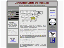 Tablet Screenshot of grimmrealestate.com